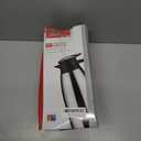 68oz Coffee Carafe Airpot Insulated Coffee Urn Stainless Steel Vacuum Thermal Pot Flask for Coffee, Hot Water, Tea, Hot Beverage - Keep 12 Hours Hot, 24 Hours Cold (Silver)