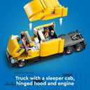LEGO City Yellow Delivery Truck Toy - Semi Truck Building Toy for Boys & Girls, Ages 8+ Years - Gift for Birthdays - Pretend Play W/ 3 Minifigures - 60440