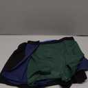 Men's Incontinence Underwear, 150 ML Absorbency Washable and Reusable Cotton Leakproof Protection Boxer Briefs 3 Pack (Multicolor02, Large)