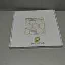 Metal Tile Backsplash with RetroLook - (Hexagon White Marble Mixed Silver 5pc/Pack) Metallic Peel and Stick, Luxury Wall Remodelling in Affordable Price, Ideal for Kitchen, Bathroom, Stairway