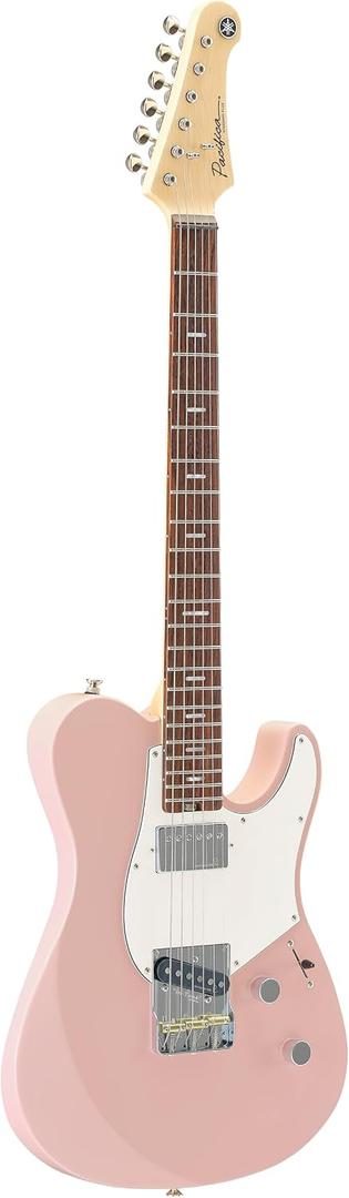 Pacifica SC Standard Plus Electric Guitar with Rosewood Fingerboard, Ash Pink with Gig Case, Pink