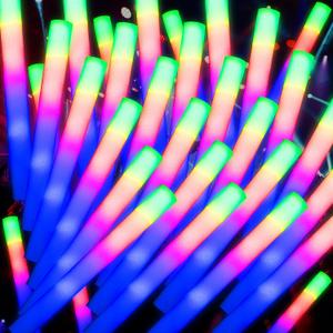 68 Pack LED Foam Glow Sticks Bulk, Wedding Glow Sticks For Reception Props, White Light-Up Sticks For Adults Wedding, Light Up Foam Sticks, Party Light Sticks Pack, Light Sticks For Parties Bulk