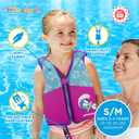 SwimSchool Kids Swim Trainer Vests for Toddlers Ages 2-6 Boys/Girls Multiple Colors/Styles Learn to Swim Floaties