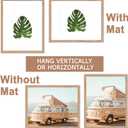 KTKDE 8x10 photo frames, MDF wrapped wood grain paper photo frames with 5x7 pads or 8x10 without pads, tempered glass, 8  10 gallery wall installation or desktop home ideal gift (2pcs-Natural Woodgrain)