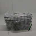 3 Pack Metal Wire Storage Baskets for Shelves, Pantry, Closet, Long Narrow Organizer Bin (Black, 16 x 6 x 6 In)