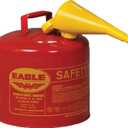 Eagle 5 Gallon Type I Red Safety Gas Can for Gasoline