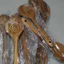 Wooden Spoons for Cooking, Wooden Utensils for Cooking Natural Teak Wooden Kitchen Utensils Set Comfort Grip (10 PCS SET)