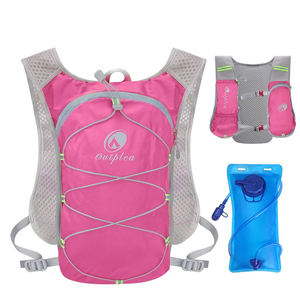 Small Water Backpack, Festival Hydration Vest, Hydro Pack with 2L Water Bladder, Lightweight Hydropack Running Water Vest for Women Men Runners Hiking Camping Biking Climbing