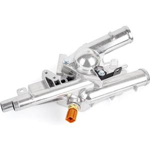 Aluminum Thermostat Housing Assembly for Hyundai Santa Fe Sport Sonata Tucson for Kia Optima Sorento Sportage 2010 2011 2012 2013 2014 2015 2016 2.4L L4 Replaces 256002G500 25600-2G500 9025128