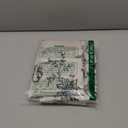 jinchan Polyester Blend Valance Curtain Farmhouse Window Decor Floral Print for Kitchen Living Room Double Layer Light Filtering Valance 16 Inches Window Treatment 1 Panel Rod Pocket Black on Beige