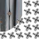 15 Pairs Curtain Magnets Closure, Magnetic Curtain Clips for Indoor Outdoor Curtains Prevent Light Leaking, Strong Curtain Weights Magnets for Pergola Patio Gazebo Cabana