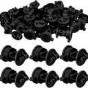 Frienda  Electric Fence Insulators Bulk Round Post Clips Electric Wire Insulators Wood Post Wire Holding for Garden Ranch Agriculture Farm Fence