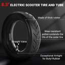 AR-PRO (2-Sets) 8.5"x2 Scooter Tire and Inner Tubes, 50/75-6.1 Pneumatic Replacement Wheels with Straight Valve, Compatible with Gotrax GXL V2, Xiaomi M365 & Pro Electric Scooters