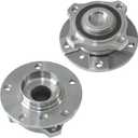 Autoround 513210 Front Wheel Bearing and Hub Assembly Fit for 2004-2010 BMW 525i 530i, 2008-2011 528i, 2008-2010 535i, 2004-2005 545i 645Ci, 2006-2010 550i 650Ci 650i, Set of 2