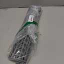 AWOKE Large Silicone Sink Protectors for Kitchen Sink, 30" x 16" Center Drain Hole, Sink Mat for Bottom of Farmhouse Kitchen Stainless Steel Sinks, Raised Feet/Heat Resistant/Non-slip (Gray)