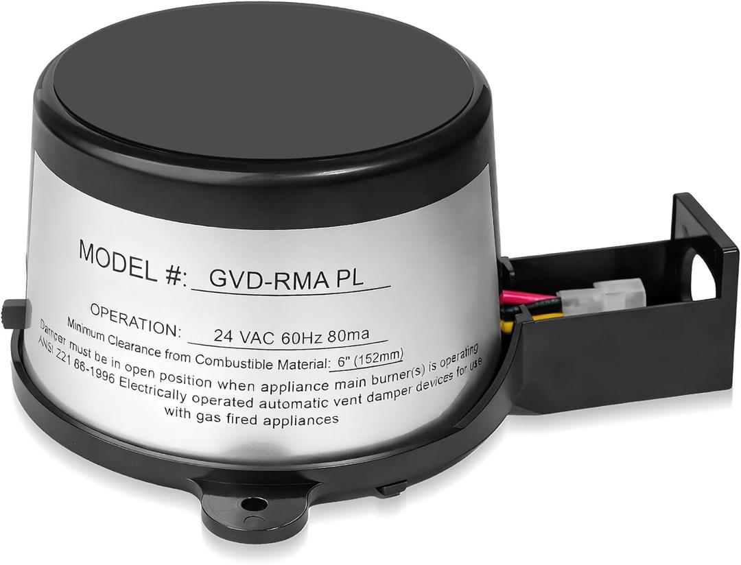 GVD-RAM PL Vent Damper Motor Assembly Compatible with Field Controls 46491600 Boiler Damper Motor,Replaces GVD-5/GVD-6 & 381-800-476 GMA-PL Models