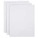 Paper Junkie 8.5x11 inch White Blank Hardcover Books for Kids to Write Stories, Unlined Scrapbook and Journal - 18 Sheets/36 Pages Each - Pack of 1