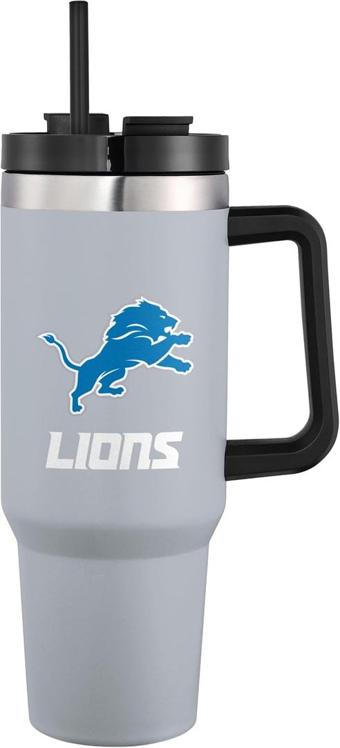 FOCO NFL unisex-adult NFL Team Logo Insulated Travel Mug 40oz XL Tumbler (One Size, Team Color)