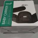 Grownsy Ultra-Comfy Baby Carrier with Hip Seat, Enhanced Safety, Hands-Free Support for Newborn to Toddler (0-50 lbs), Multiple Pockets, Ergonomic, Adjustable Waistband, Minimalist Design  Black