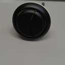Toilet Tank Lid Chromed Dual Flush Top Button 48 mm or 2 inches by NuFlush