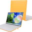 mCover Case ONLY Compatible for 2024 or Later 14.5" Dell XPS 14 9440 and DELL 14 Premium DA14250 Series non-2-in-1 Traditional Windows Notebook Computers (NOT Fitting Other Dell Models) - Orange