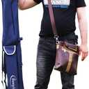 Sougayilang Fishing Rod Case Organizer Pole Storage Bag Fishing Rod and Reel Carrier Organizer for Travel (Blue-Length: 160cm/63in)