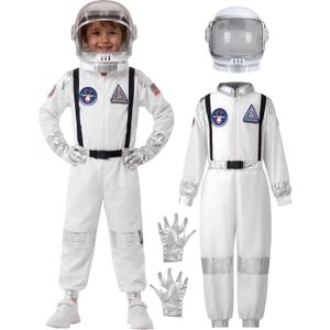 Spooktacular Creations Halloween Astronaut Costume for Kids, Unisex Astronaut Outfit, Toddler Pilot Jumpsuit for Themed Party, Size: S (5-7 YRS)