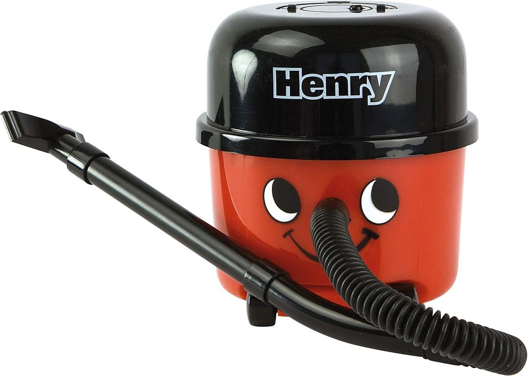 Paladone Henry Hoover Desk Mini Vacuum - Novelty Desktop Cleaner, Coordless Keyboard & Computer Cleaner
