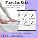 Hygge Sheets Potty Training Pee Pads for Kids, Toddlers - 100% Waterproof, Non Slip Bed Wetting Pad for Full Size Beds - Washable, Reusable Mattress & Sheet Protector - Space