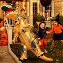 Inflatable Dinosaur Costume Kids Dinosaur Suit Blow up Full Body Dino Costume Boys Girls for Halloween Cosplay Party