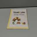 3 x CRTURUNIQ Funny Mushroom Thank You Card  Cute Thank You Very Mush Pun Design, 5x7 Inch Folded Cottagecore Greeting Note Card for Teacher, Baby Shower or Friend, Thick Cardstock with Envelope