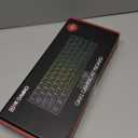 HK GAMING GK61 Mechanical Gaming Keyboard - 61 Keys Multi Color RGB Illuminated LED Backlit Wired Programmable for PC/Mac Gamer (Gateron Optical Yellow, Black)