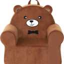 Cuddly Toddler First Chair, Premium Character Chair, Brown, 18 Month up to 3 Years