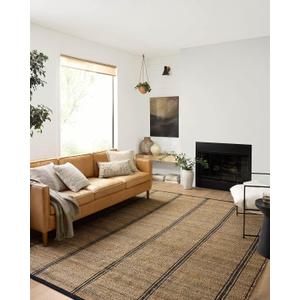 Loloi Angela Rose Colton Collection CON-01 Natural/Black 2'-0'' x 3'-0'', .38" Pile Height, Accent Rug