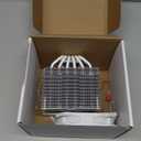 Thermalright Peerless Assassin 120 Mini White CPU Cooler, 6 Heat Pipes AGHP Technology, with 120mm PWM Fan, 1500RPM Speed, for AMD:AM4 AM5/Intel LGA 1851/1700/1150/1151/1200/2011,PC Cooler