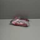 LYANER Women's 4pcs Sleepwear Satin Floral Lace Trim Cami Pajama Set with Robe (Pure Wine Red), Large