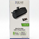 ZGEAR Mini Power Bank 5000mAh Portable power Bank For Type C iphone Android