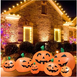 8.5FT Halloween Inflatables Pumpkins Decoration, Outdoor Halloween Blow Up Decorations for Yard, LED Lights Hocus Pocus Inflatable Outdoor Holiday Garden Lawn Decor.