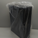 3 Tiers 6 Pairs Foldable Shoe Rack Storage Cabinet, Suitable for Closet Entryway, Collapsible Shoe Storage Organizer Cabinet with Magnetic Door，Easy Assembly (Black)