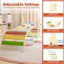doowroodni Pikler Triangle Set 7in1 Toddler Climbing Toys Indoor Foldable Baby Climbing Toys Wooden Montessori Climbing Set with Arch, Ramp, Ladder for 1-3 Years, Jungle Gym for Kids, Approx. 3 ft x 2.5 ft x 1.5 ft