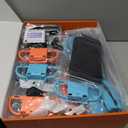 Switch 2 Sports Accessories Bundle 22 in 1 Family Party Kit for Nintendo Switch 2 Only, with Tennis Rackets, Steering Wheels, Wrist Straps, Grips, Joystick Caps, Card Case & Storage Bag