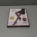 2 x ZIHUA 2 Pairs Sheer Tights for Women, 20 Denier Control Shaping Nylon Ladies Clear Pantyhose S-XL Black Nude (M)