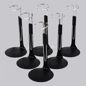 UCanaan 6 Pcs Doll Stand - Action Figure Stands with Expandable Waist Wire for 8"-14" Dolls stands for 8 to 12inch dolls Suitable for 1/6 Dolls Accessoriesaction figure stand-Black
