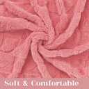 MACEVIA Small Dog Blanket Washable Pet Bed,(29x40 Inch, Pink) | Warm Soft Washable Pet Bed Cover, Fuzzy Puppy Pets Blanket for Dogs and Cats,Plush Pet Throws for Bed,Couch,Sofa,Travel