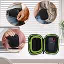 Hard Case for SanDisk Extreme Portable SSD 500GB 1TB 2TB 4TB 8TB External Solid State Drive Case -Custom-Insert Shockproof Protective Storage Travel Bag for SSD SD Card Holder (Green)