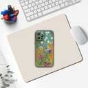 for iPhone 12 Pro Max Case, Gustav Klimt Painting Phone Case for Women, Cute Colorful Flower Garden Plants Phone Cover