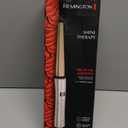 Remington Shine Therapy Argan Oil & Keratin Infused -1 Inch Tapered Curling Wand for Natural Curls, Includes Heat Glove (Champagne), Size: 1/2" - 1"