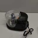 Proctor Silex Durable Electric Vegetable Chopper & Mini Food Processor for Chopping, Puree & Emulsify, 1.5 Cup, Black