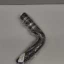 Gasoline Fuel Filler Neck Hose with 4 Hose Clamps,1 1/2 inches Inside Diameter Fuel Hose, Reinforced Gas tank filler hose (90 degree, 1 1/2" ID)