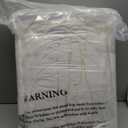 KAKABELL Pinch Pleat Goose Down Feathers Fiber Comforter King Size All Season-Ultra Soft and Cozy Noiseless Duvet Insert with Egyptian Cotton Blend Cover,Fluffy Warm Comforter Insert(White,90"X106")